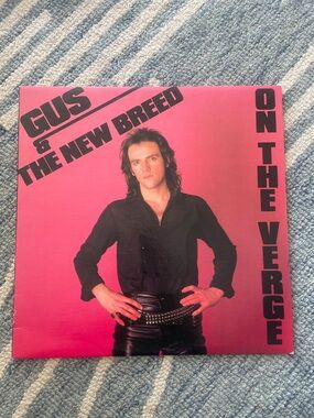 Rare Promotional Sample -Gus & The New Breed - On The Verge 1983 Rock